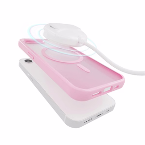 Puro Gradient MagSafe Silicone Case for iPhone 16e/17e - Pink