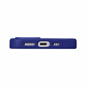 iCarer Litchi Premium Nahkakotelo iPhone 14 Magneettinen nahkakotelo MagSafe tumman sininen (WMI14220709-DB)