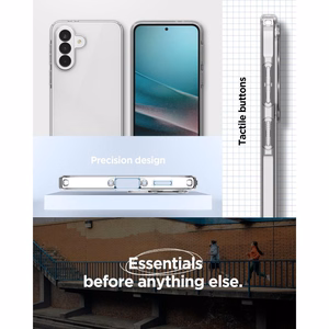Spigen Liquid Crystal -suojakuori Samsung Galaxy A37 5G:lle crystal clear