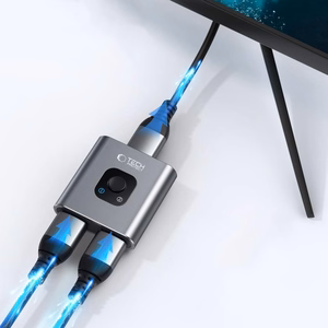 Tech-Protect HB07 HUB Sovitin 2in1 HDMI 4K 60Hz - harmaa