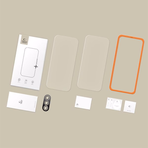 Tech-Protect Easy Set+ 3-pack tempered glass for Samsung Galaxy S25 FE - transparent