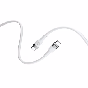 Forever Flexible kaapeli USB-C - USB-C 2,0 m 60W valkoinen