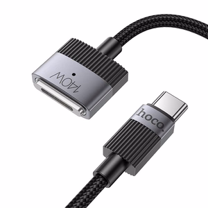 Hoco USB-C Mag3 Magneettinen Kaapeli 5A 140W 1,8m U141 Musta