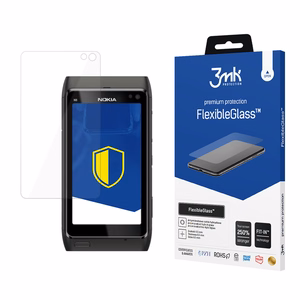 Nokia N8 – 3mk FlexibleGlass puhelimen näytönsuoja
