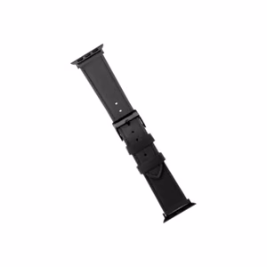 FIXED FIXLST-434-BK – nahkainen kellonranneke, 42/44/45/46/49 mm, Apple Watch, musta