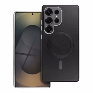 Suojakuori Samsung A26:lle Gentleman Mag Cover yhteensopiva MagSafen kanssa musta