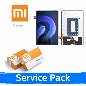 LCD-näyttö yhteensopiva Xiaomi Mi Pad 6S Pro 12.4'' musta kehyksellä (Service Pack)