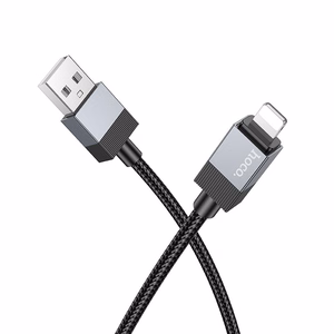 Hoco USB-A - Lightning -kaapeli 2,4A 1 m X110 - musta