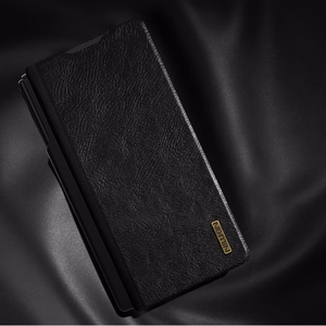 Nillkin Qin Pro Suojakuori Samsung Galaxy Z Fold 7:lle S Pen -tilalla - Musta