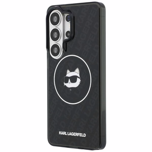 Karl Lagerfeld suojakuori IML Repeated Choupette MagSafe Samsung Galaxy S26 Ultra:lle musta