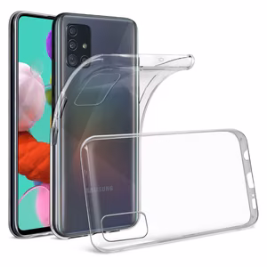 Suojakuori Samsung A51:lle - kirkas 2 mm Box läpinäkyvä