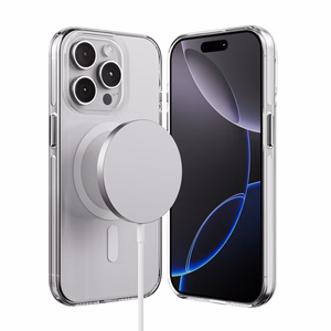 Crong Clear MAG Pro MagSafe suojakuori iPhone 15 Pro -laitteelle, läpinäkyvä