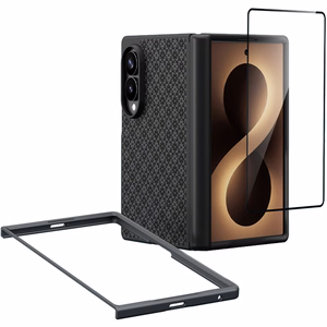 Benks Magnetic Armor Grid Pro Grand Combo -suojakuori Samsung Galaxy Z Fold 8:lle, musta (C.K.FL.SA.BK.C060)