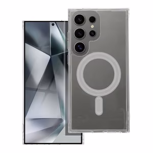 Case for Samsung S25 Ultra Clear Mag Cover (STR) compatible with MagSafe transparent