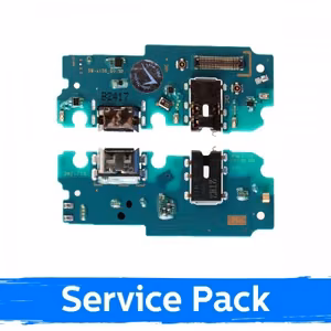 Charging Port Samsung A136 A13 5G With Flex / Plata (Service Pack)