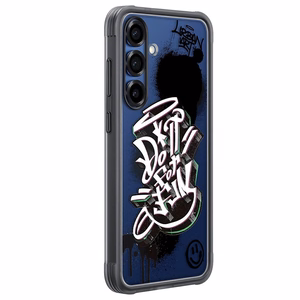 Samsung Flipsuit Rugged Case -suojakuori Samsung Galaxy S25:lle, musta