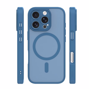 Mag Matt Suojakuori iPhone 16 Pro Max 6,9" tummansininen kameransuoja
