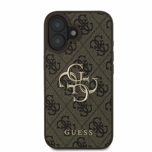 Guess 4G Big Logo kotelo iPhone 16 - ruskea