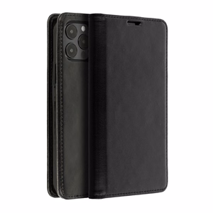 Magnet Elite Book Suojakuori iPhone 12 Pro Max:lle - musta