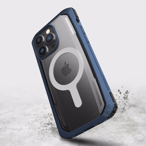 Raptic X-Doria Secure Case iPhone 14 Pro Max MagSafe panssaroitu kansi sininen