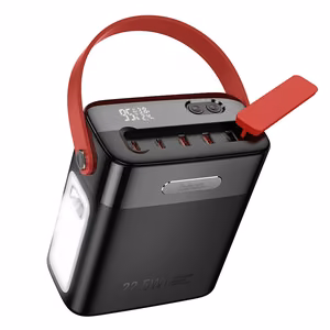 Hoco J143 varavirtalähde 22,5W+PD 20W 80000 mAh musta