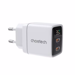 Laturi CHOETECH GaN 2xUSB Type-C: 35W, PD
