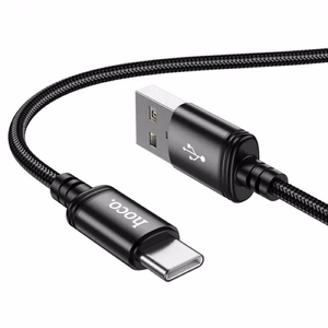 Hoco USB-A - USB-C -kaapeli 3A 3 m X91 musta