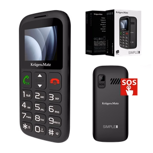 Kruger&Matz Simple 923 GSM-puhelin senioreille