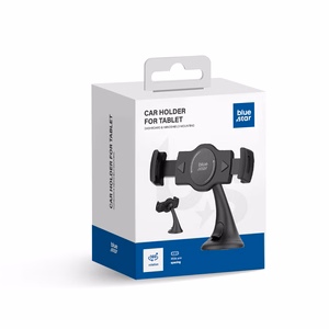 BLUE STAR Wide car holder for tablet 4-13" windshield mount black