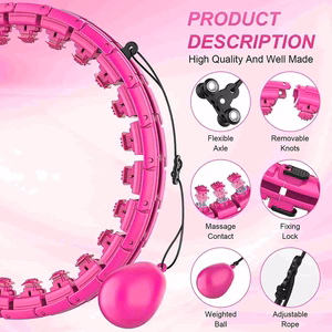 Smart Hula Hoop M2 -voimisteluvanne, violetti