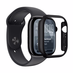 AmazingThing Minimal suojakuori Apple Watch Series 11 42mm:lle - musta