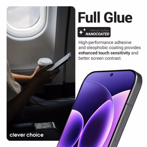 Crong 3D Armour Glass Lite full-adhesive tempered-glass screen protector for Xiaomi 17