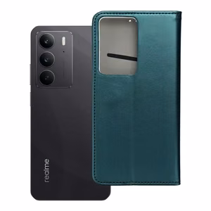 SMART MAGNETO Kirjasuojakuori REALME C75:lle tummanvihreä