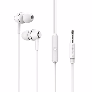 Borofone Earphones BM36 Acura with microphone white