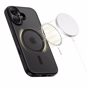 Tech-Protect Magpeak Magsafe CC Suojakuori iPhone 17:lle - matta musta
