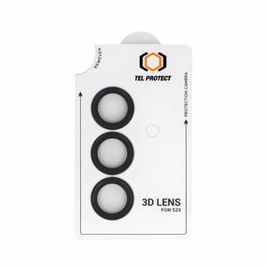 Karkaistu lasi Tel Protect 3D Lens kameralle Samsung Galaxy S26 musta (linssi 3 kpl)