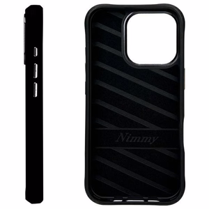NIMMY Suojakuori BIG EYED PET 2.0 Panda iPhone 16 Pro Max:lle musta