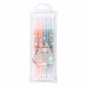 Pusheen Foodie Collection -kaksipäisten tussien sarja, 4 kpl