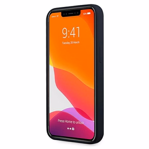 Mercedes Silicone Line kotelo iPhone 13 mini - laivastonsininen