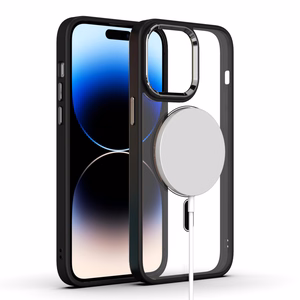 Tel Protect Magneettinen kirkas Suojakuori iPhone 11 Pro Max:lle kirsikanpunainen