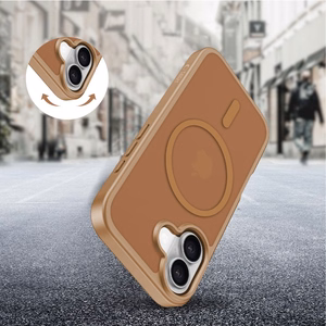 Tech-Protect BasicMag MagSafe Suojakuori iPhone 17:lle - Ruskea