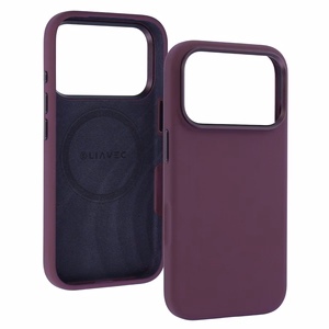 Liavec Silky -suojakuori metallisella kamerakehyksellä mallille iPhone 18 Pro Max/17 Pro Max, violetti