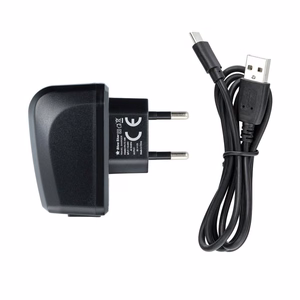 Puhelinlaturi Blue Star Lite USB A 2A 10W + kaapeli USB A - USB C TFK-TC-1095B musta