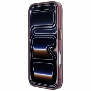 Karl Lagerfeld Peekaboo Logo -suojakuori laitteelle iPhone 18 Pro Max / 17 Pro Max, MagSafe-yhteensopiva – viininpunainen