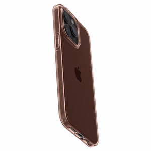 Spigen Crystal Flex Suojakuori iPhone 15 Pro Max:lle - vaaleanpunainen/läpinäkyvä