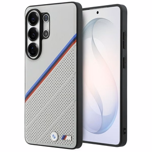 BMW Tricolor Metal Logo MagSafe suojakuori Samsung Galaxy S26 Ultra:lle harmaa