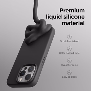 Mag Silikoni Suojakuori Apple iPhone 15 Pro Punainen