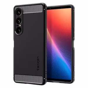Spigen Rugged Armor Suojakuori Sony Xperia 1 VII:lle - matta musta