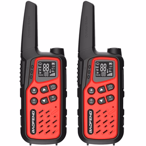 Baofeng BF-T25E – käsiradiopuhelin, punaiset, 2 kpl sarja