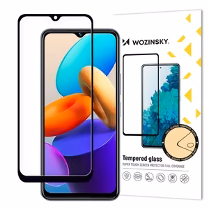Wozinsky Full Glue kehyksellinen karkaistu koko näytön lasi Vivo Y35 / Y22 / Y22s:lle, musta (yhteensopiva suojakuoren kanssa)